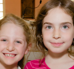 Shabbat Girls w Birthday Cards